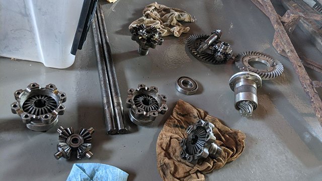 MG TC Differential Parts