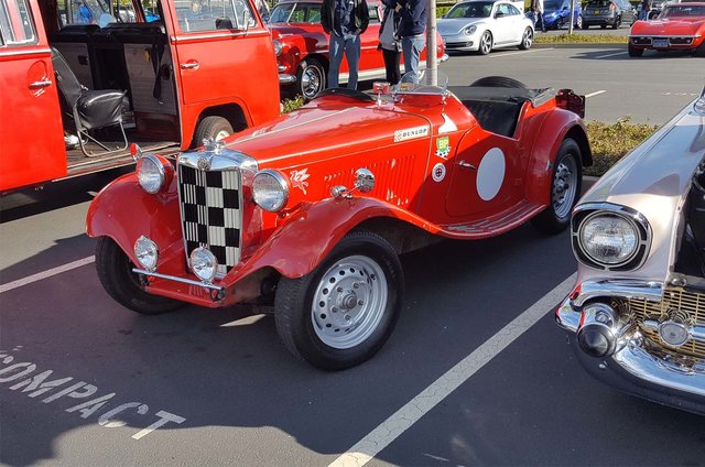 MG TD at Folsom CA Cars &amp; Coffee